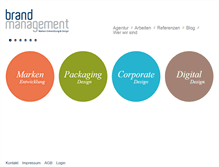 Tablet Screenshot of brandmanagement.at