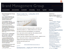 Tablet Screenshot of brandmanagement.no